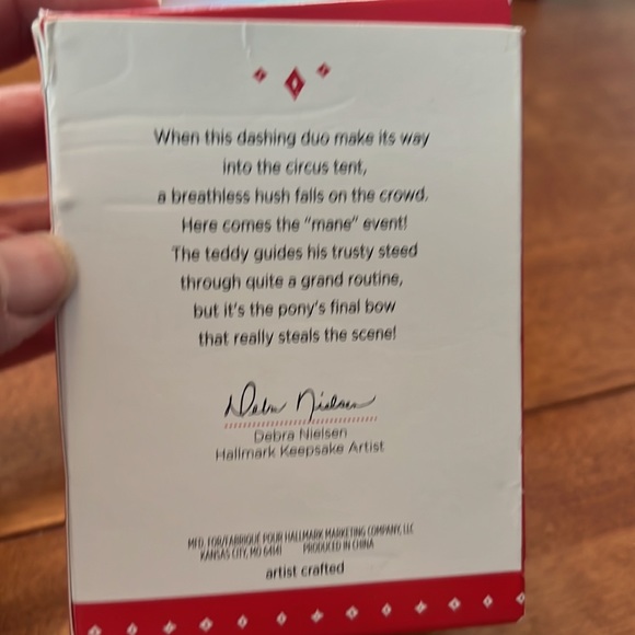 NIB Hallmark Keepsake ornament. 2015. 18th in in the Pony for Christmas series. - Picture 4 of 13